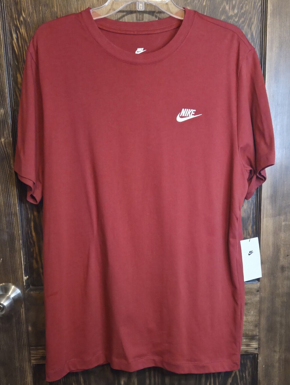 NWT Nike Men's Red Logo T-Shirt Sz LG.